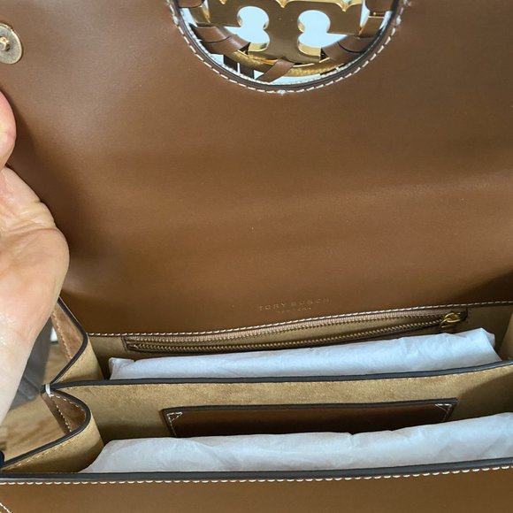 Tory Burch MILLER BASKET-WEAVE SHOULDER BAG - Picture 3 of 13